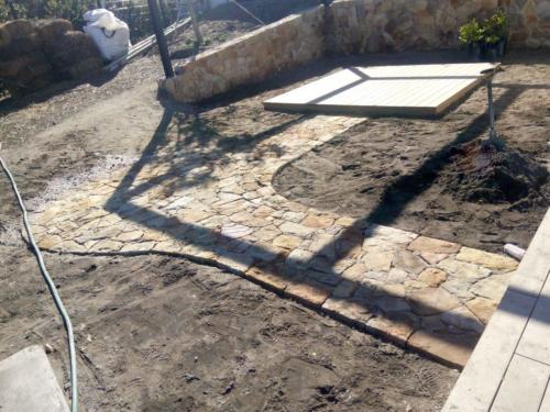 Stone paving in Noordhoek