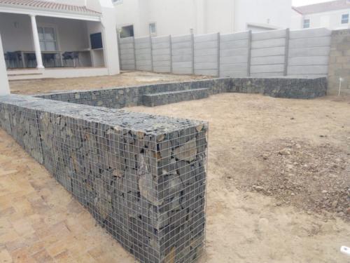 Gray stone gabion durbanville